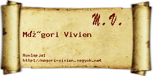 Mágori Vivien névjegykártya