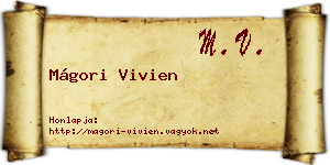 Mágori Vivien névjegykártya